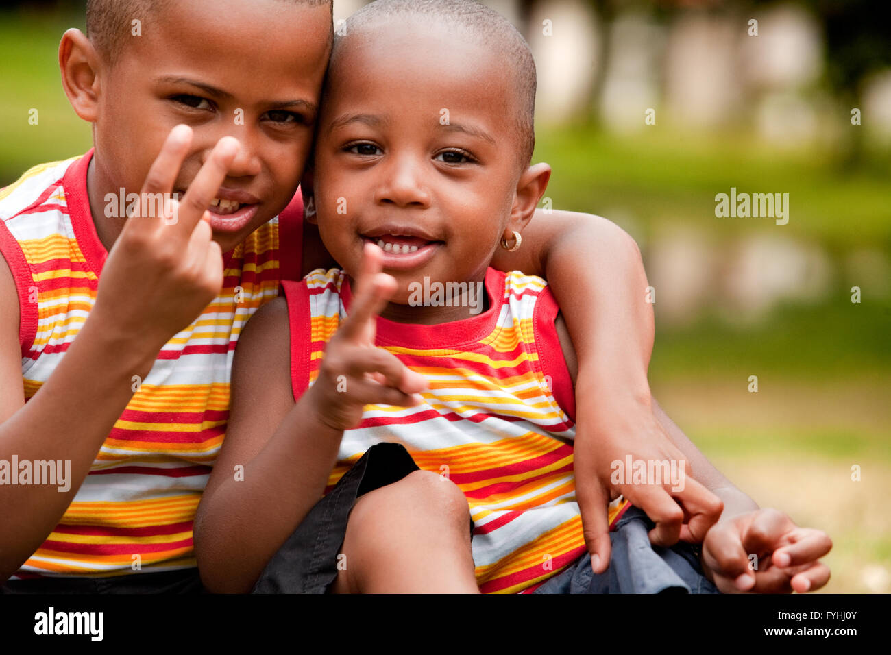 An african childhood hi-res stock photography and images - Alamy