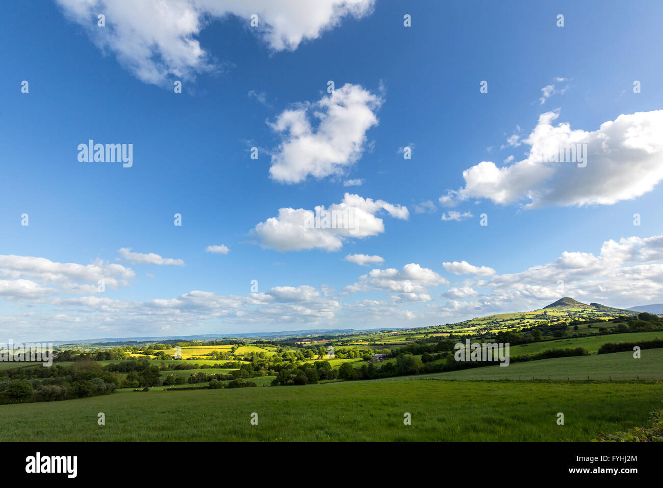 Skirrid Fawr from Grosmont, Monmouthshire, Wales, UK Stock Photo