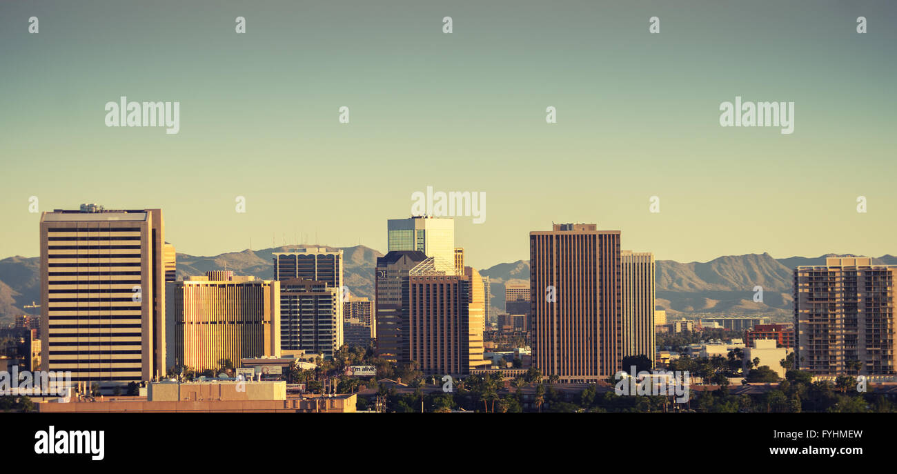 Phoenix, AZ 4.18.2016 The capital, and largest city, of the U.S. state of Arizona. Stock Photo