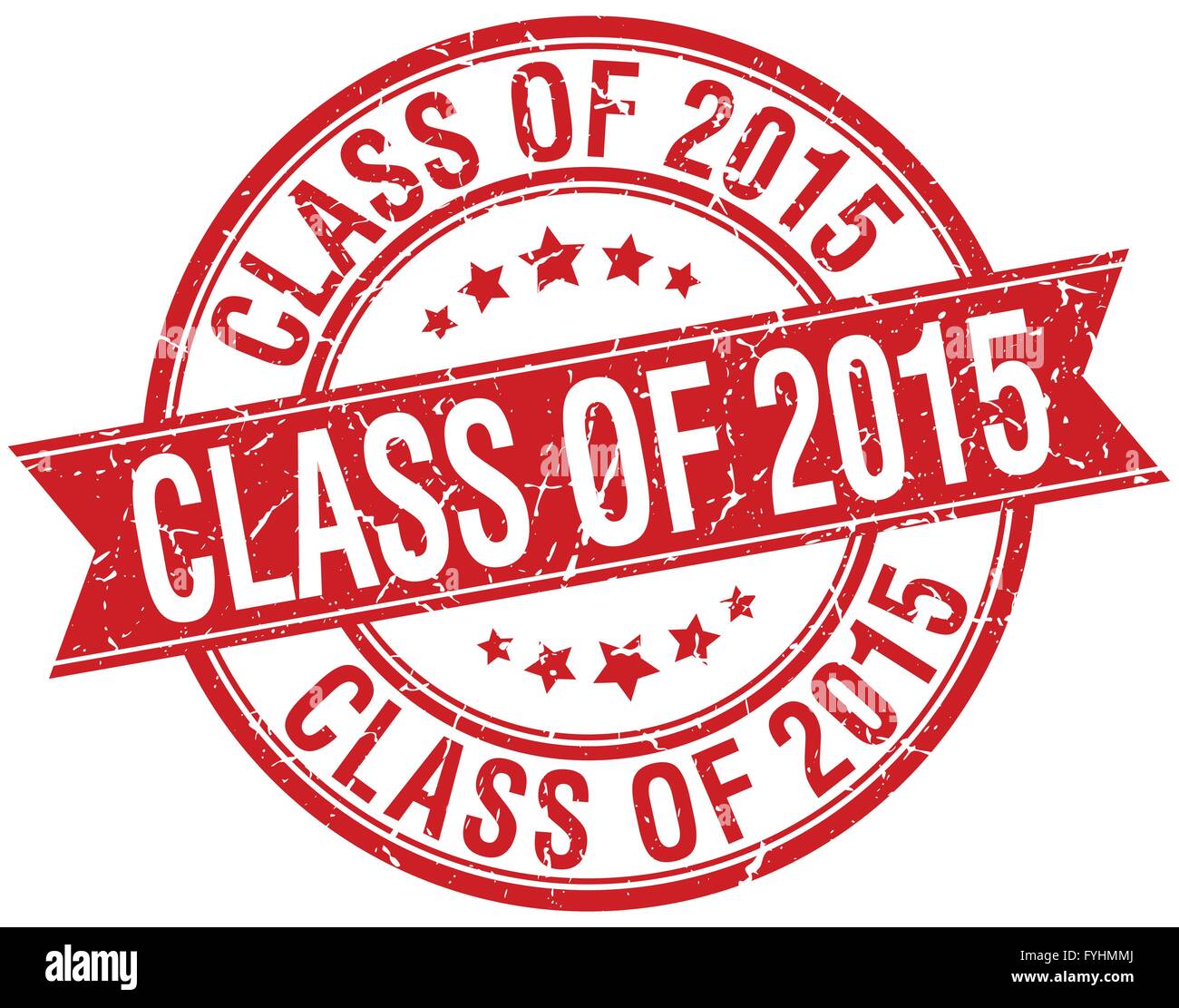 class of 2015 grunge retro red isolated ribbon stamp Stock Vector Image ...