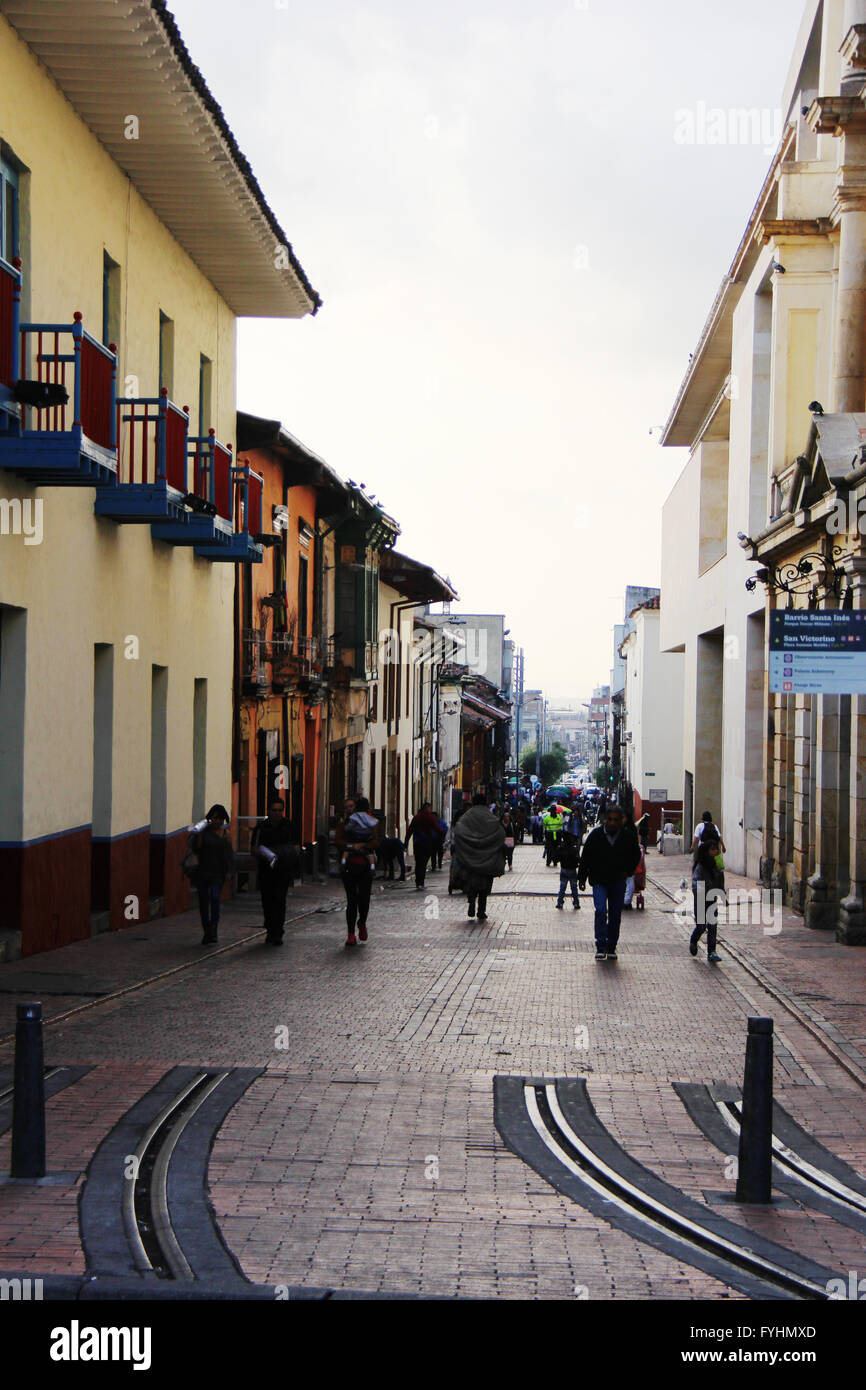La Candelaria street Stock Photo Alamy