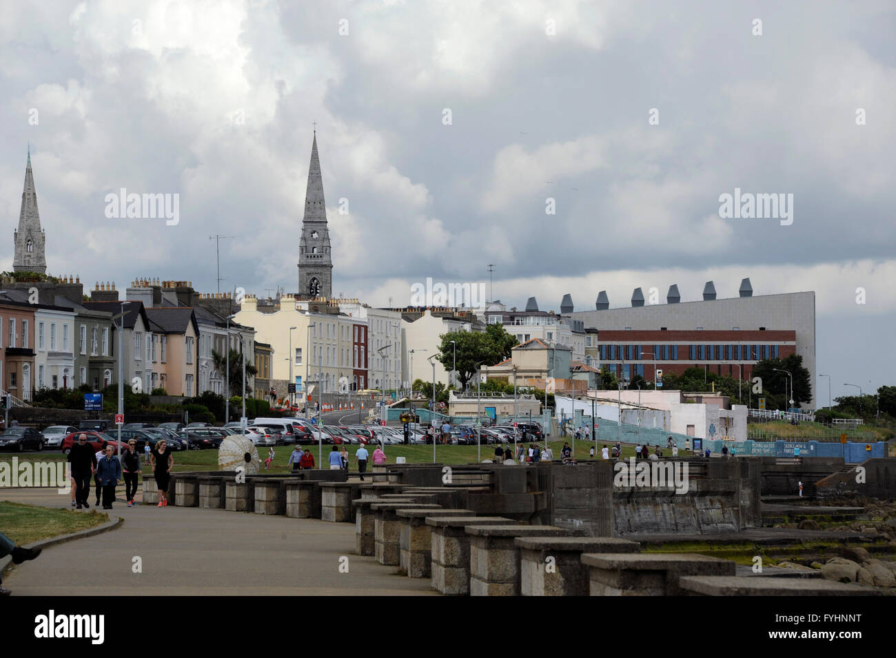Dun Laoghaire sea front Irish sea Co, Dublin, Ireland Stock Photo Alamy