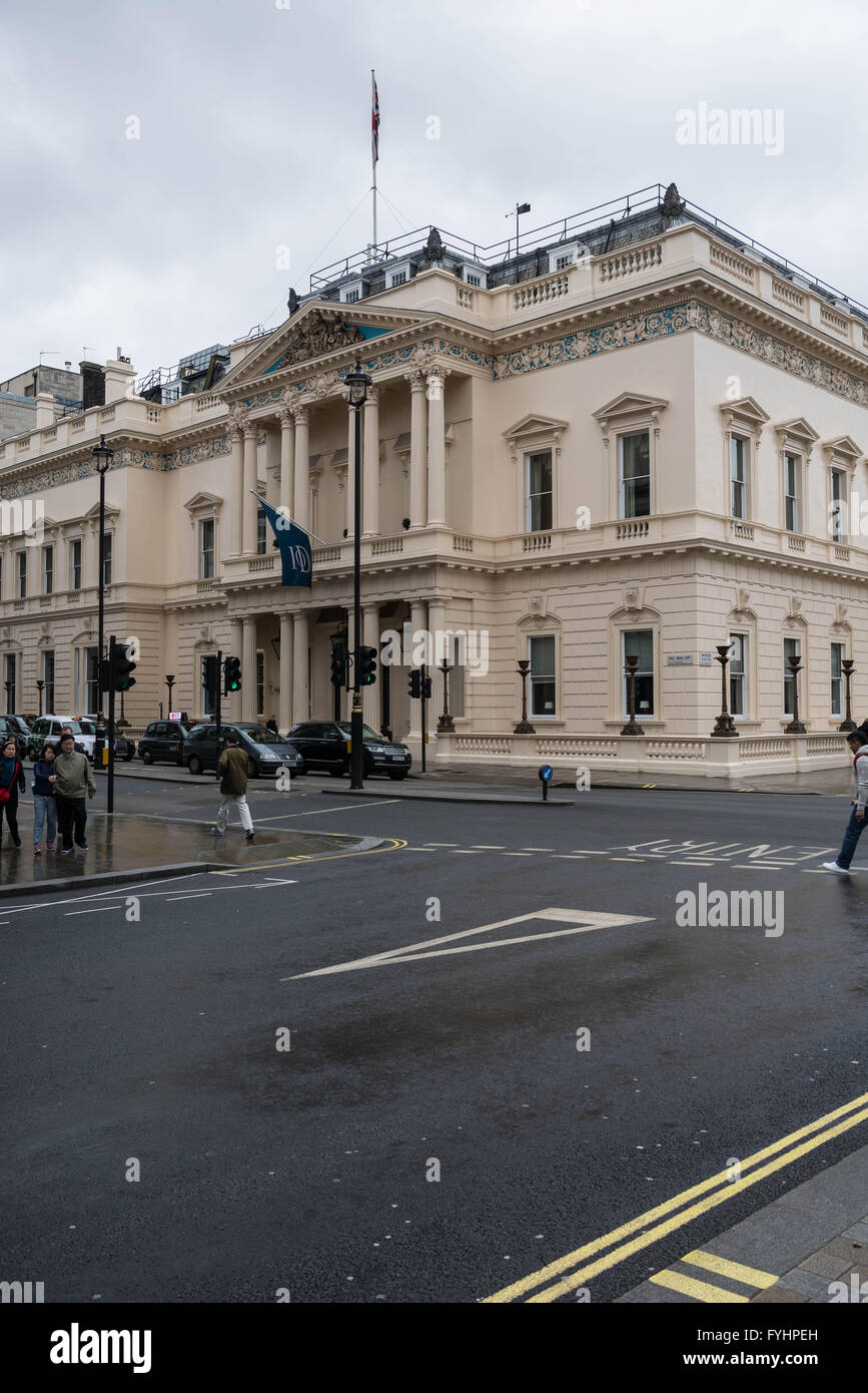 Institute of Directors, Pall Mall, London Stock Photo