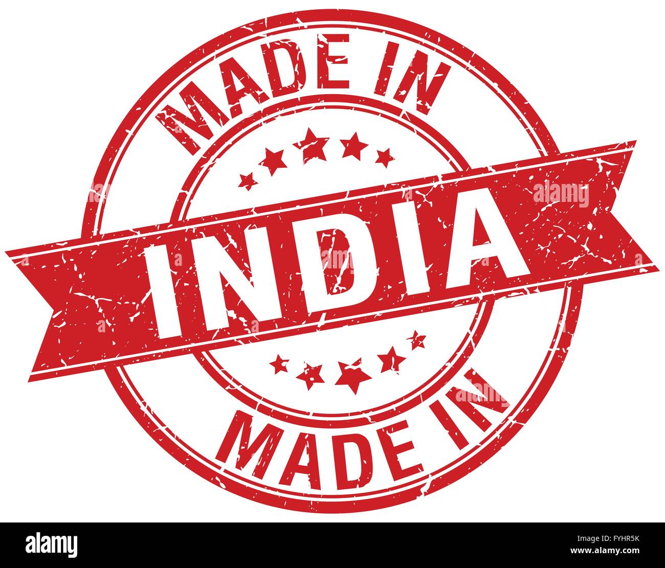 made in india red round vintage stamp stock vector image art alamy https www alamy com stock photo made in india red round vintage stamp 103038927 html
