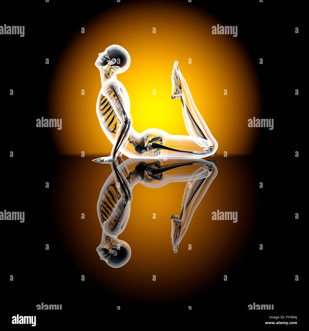 Yoga Pose King Cobra Stock Photo Alamy