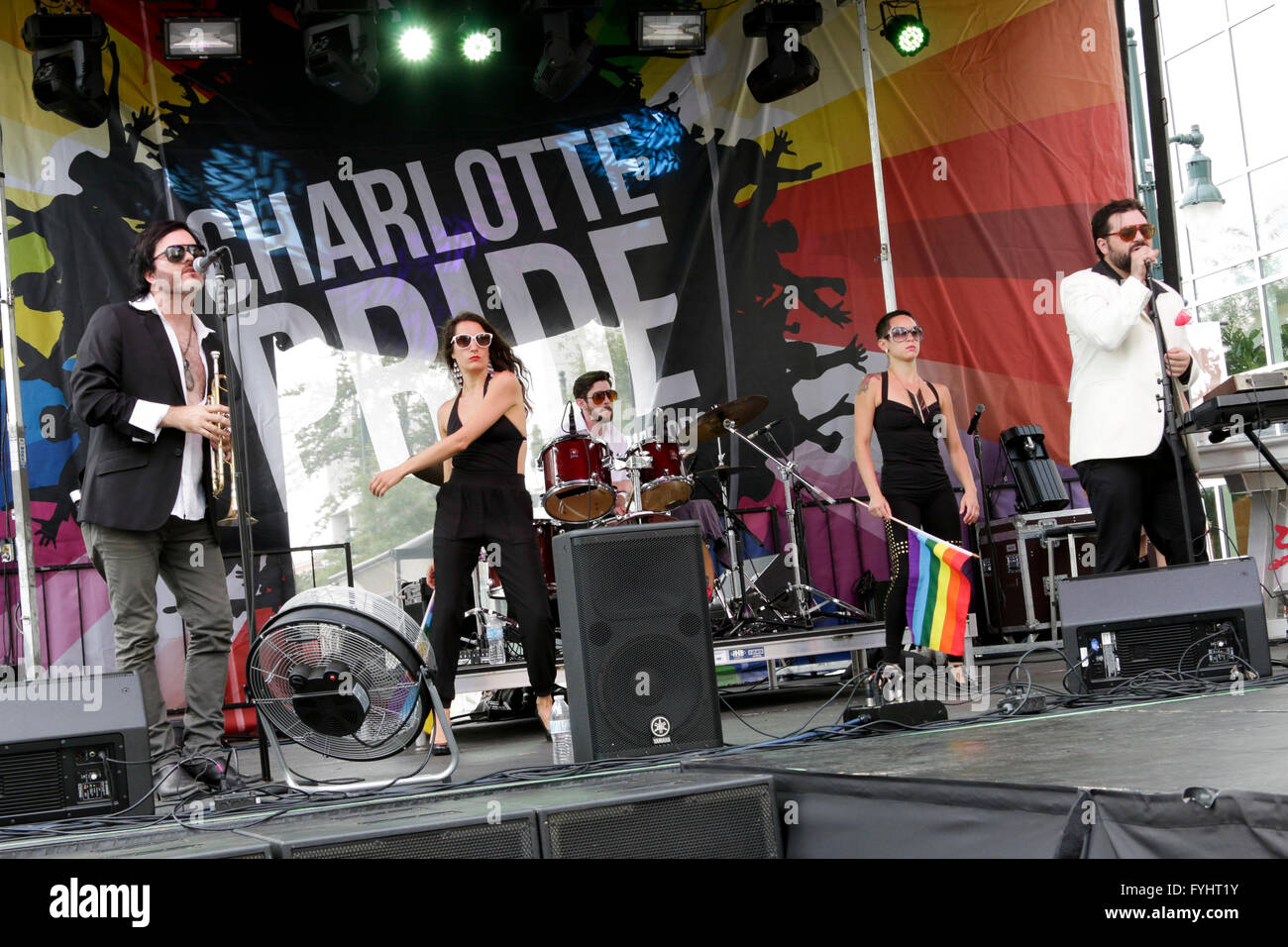 2014 Charlotte Pride Festival Stock Photo