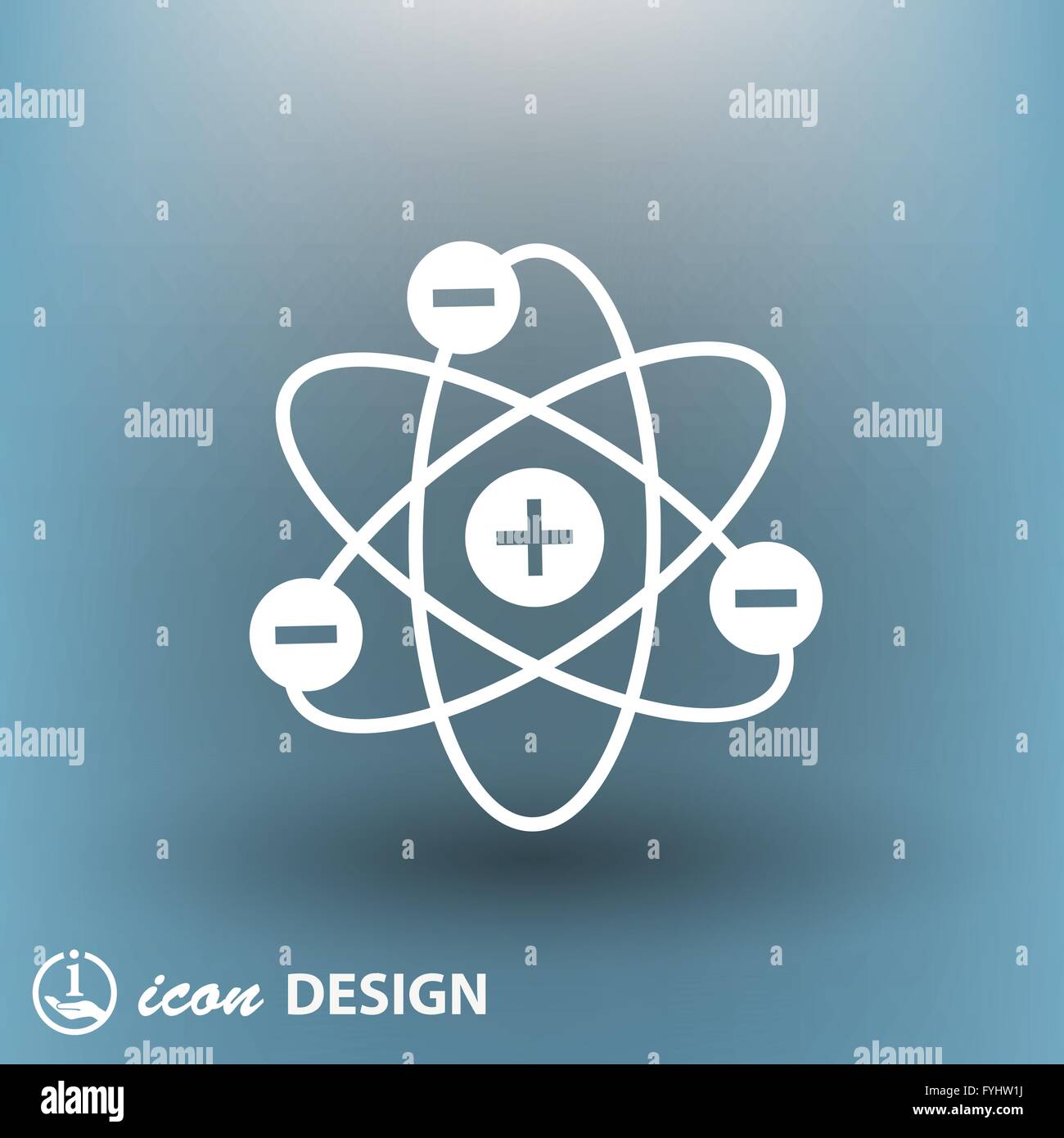 Pictograph of atom Stock Vector Image & Art - Alamy