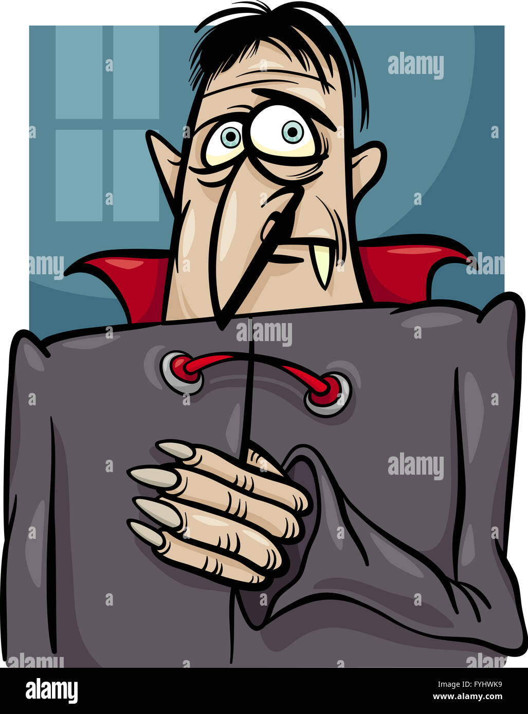 Cartoon vampire hi-res stock photography and images - Alamy