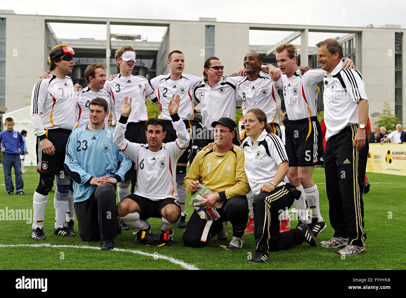 Blind football team hi-res stock photography and images - Alamy