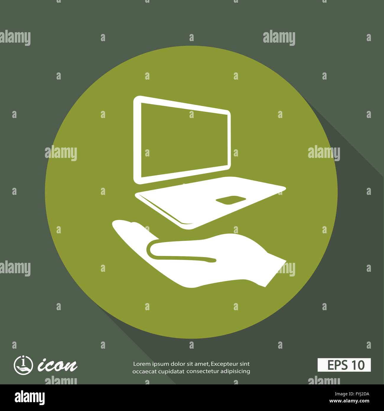 Pictograph of computer Stock Vector Image & Art - Alamy