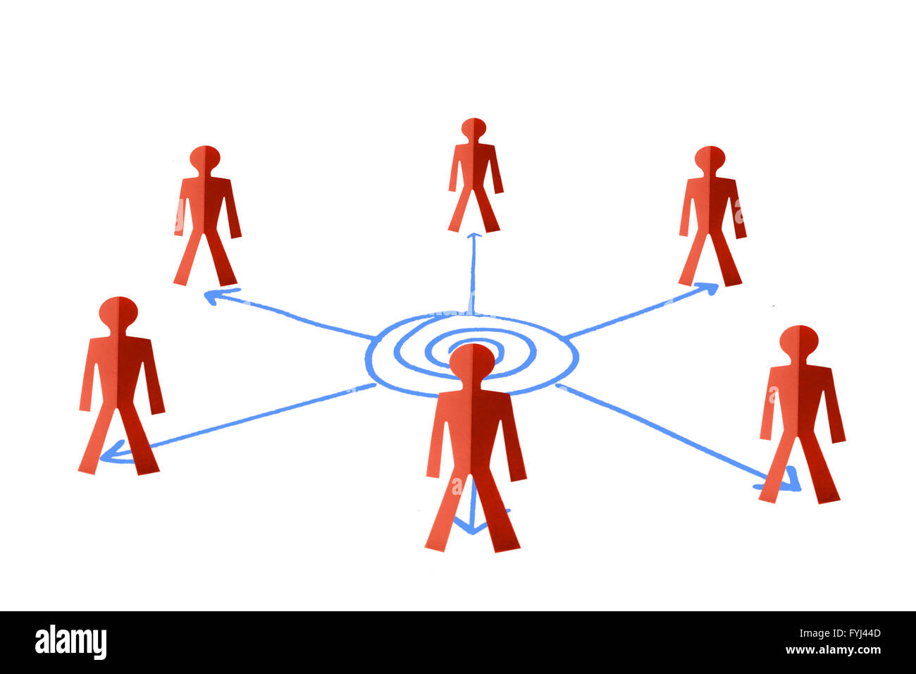 Teamwork Target, Concept Stock Photo Alamy