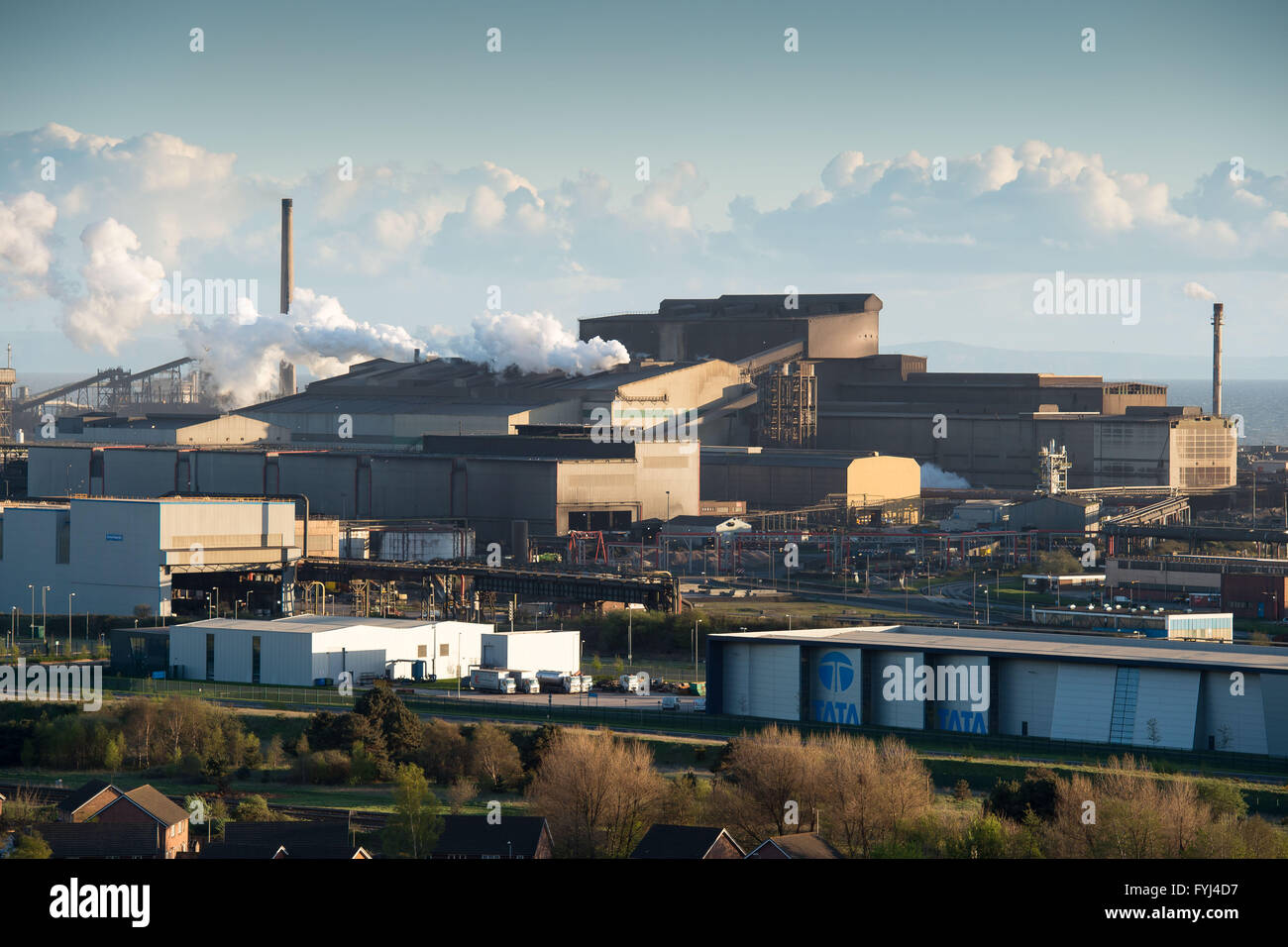 Tata Steel steelworks in Port Talbot, south Wales Stock Photo - Alamy
