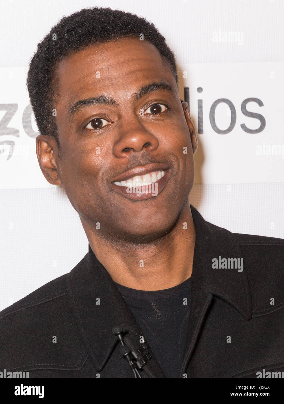 New York City, USA - April 15, 2016: Comedian Chris Rock attends Tribeca Talks Directors Series - J.J. Abrams With Chris Rock Stock Photo