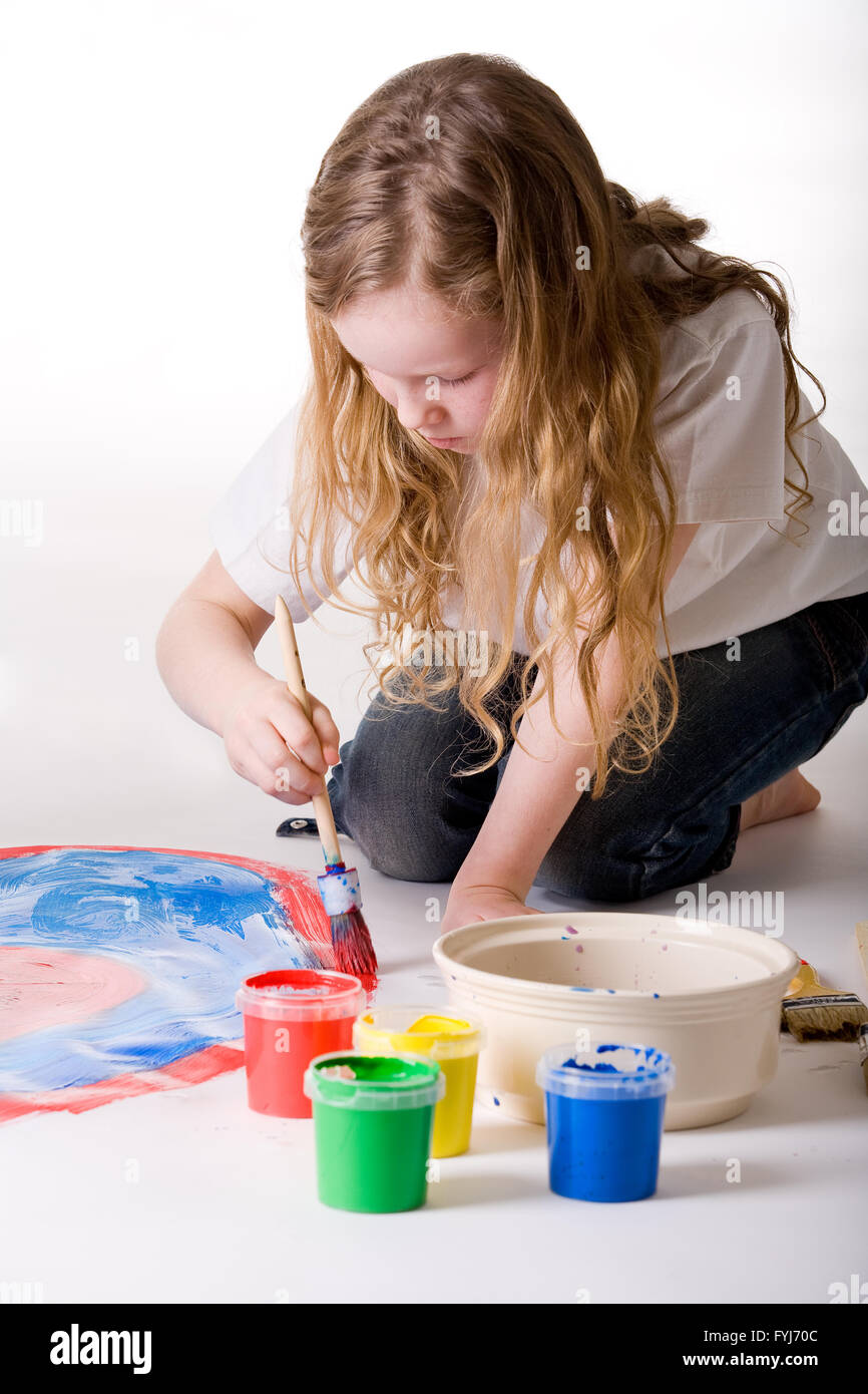 Full body painting hi-res stock photography and images - Alamy