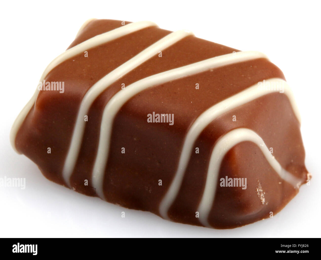 Chocolate Truffles Isolated On White Background Stock Photo - Alamy