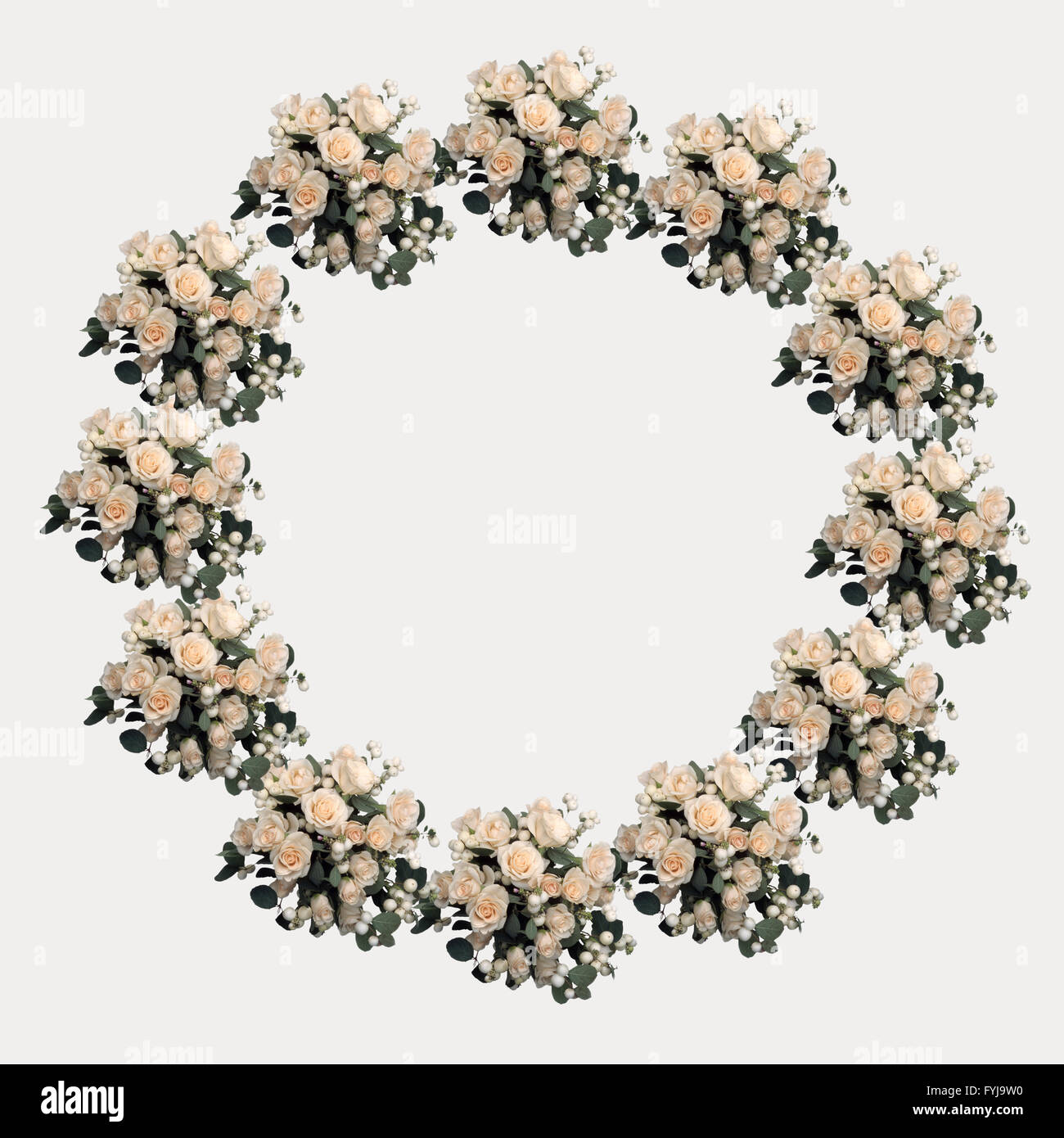 Floral wreath Stock Photo