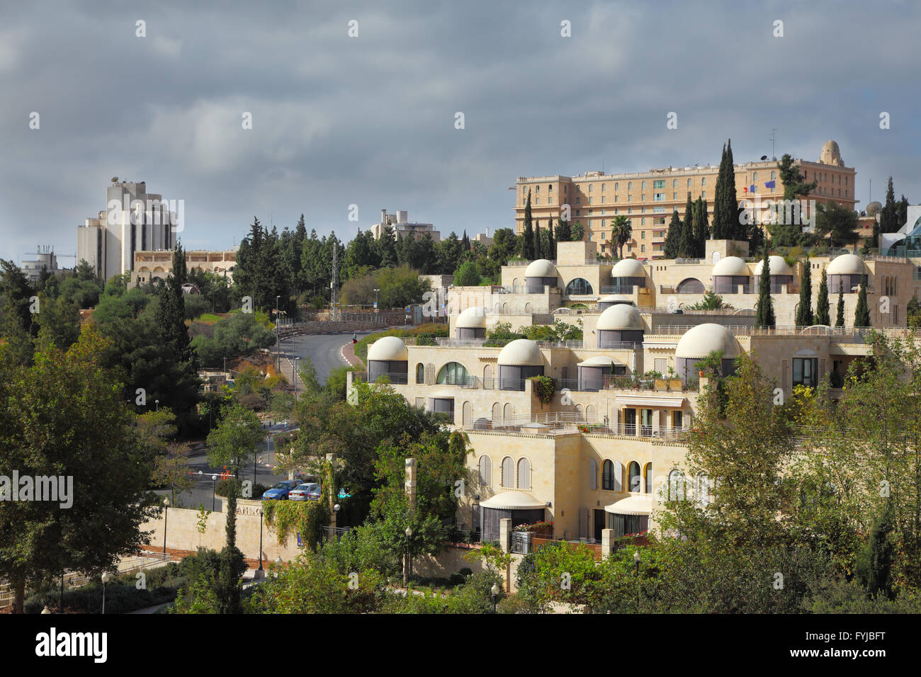 The capital of Israel - Jerusalem,  hotel King David. Stock Photo