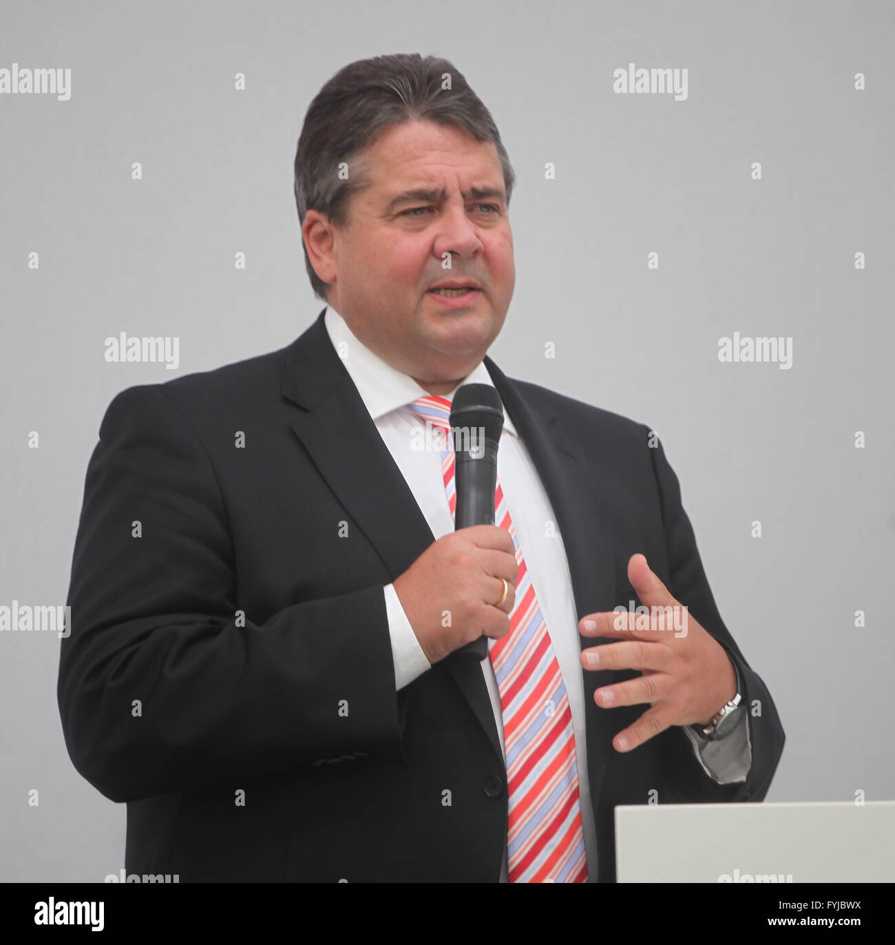 Sigmar Gabriel (Federal Minister) Stock Photo