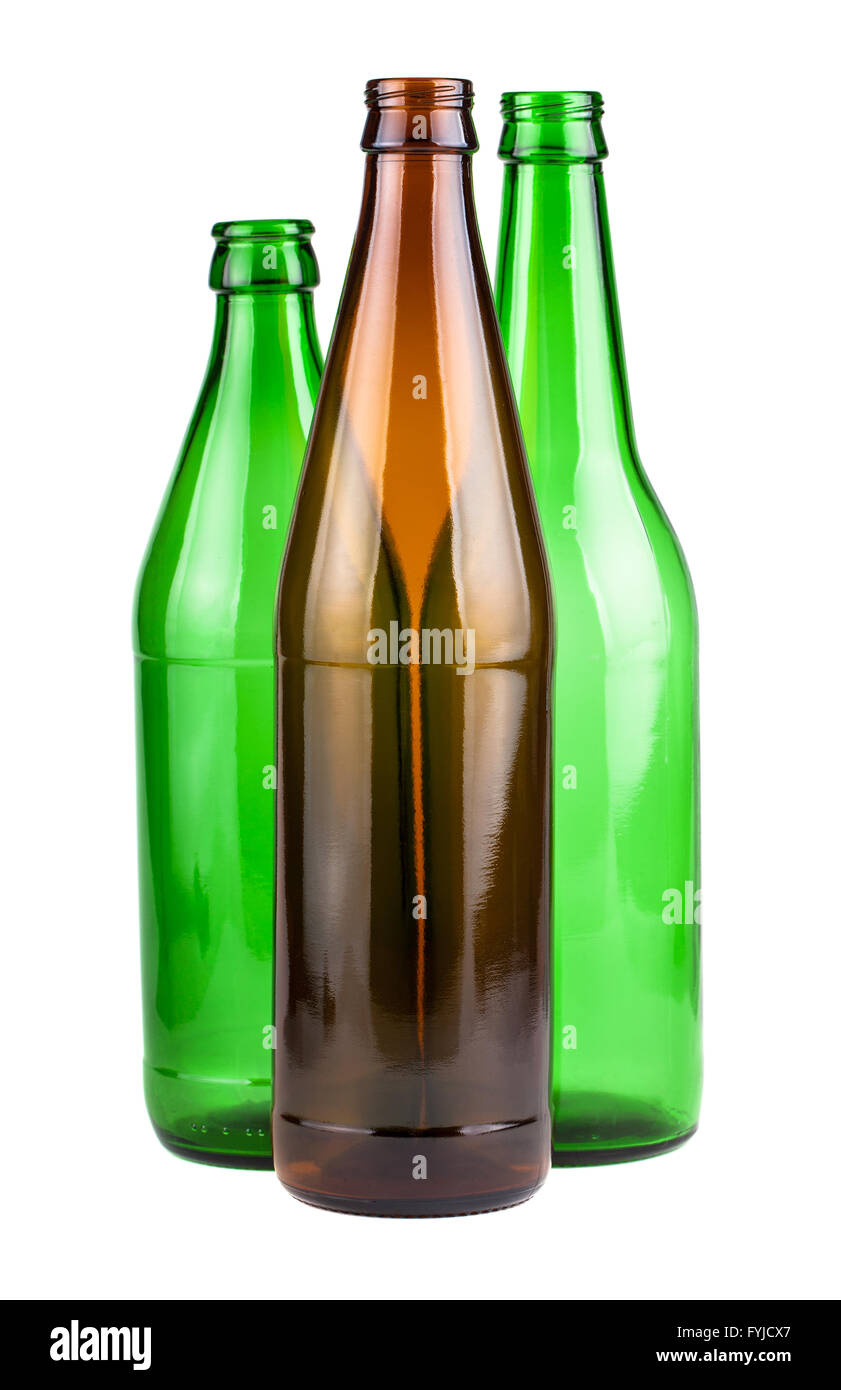 Three color bottles Cut Out Stock Images & Pictures Alamy