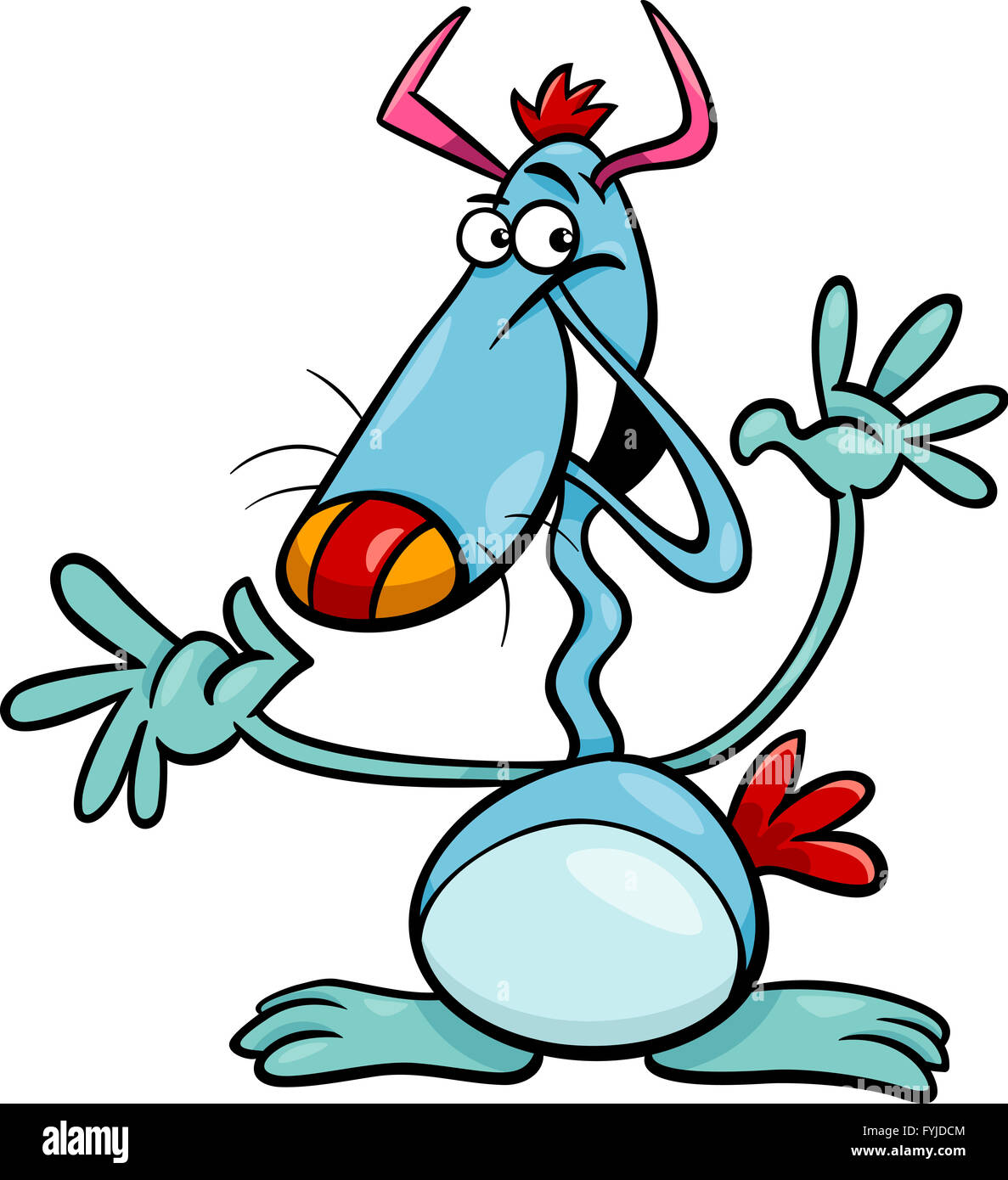 cartoon funny fantasy character Stock Photo Alamy