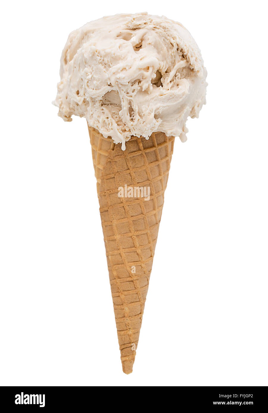 Vanilla texture ice cream Cut Out Stock Images & Pictures - Alamy