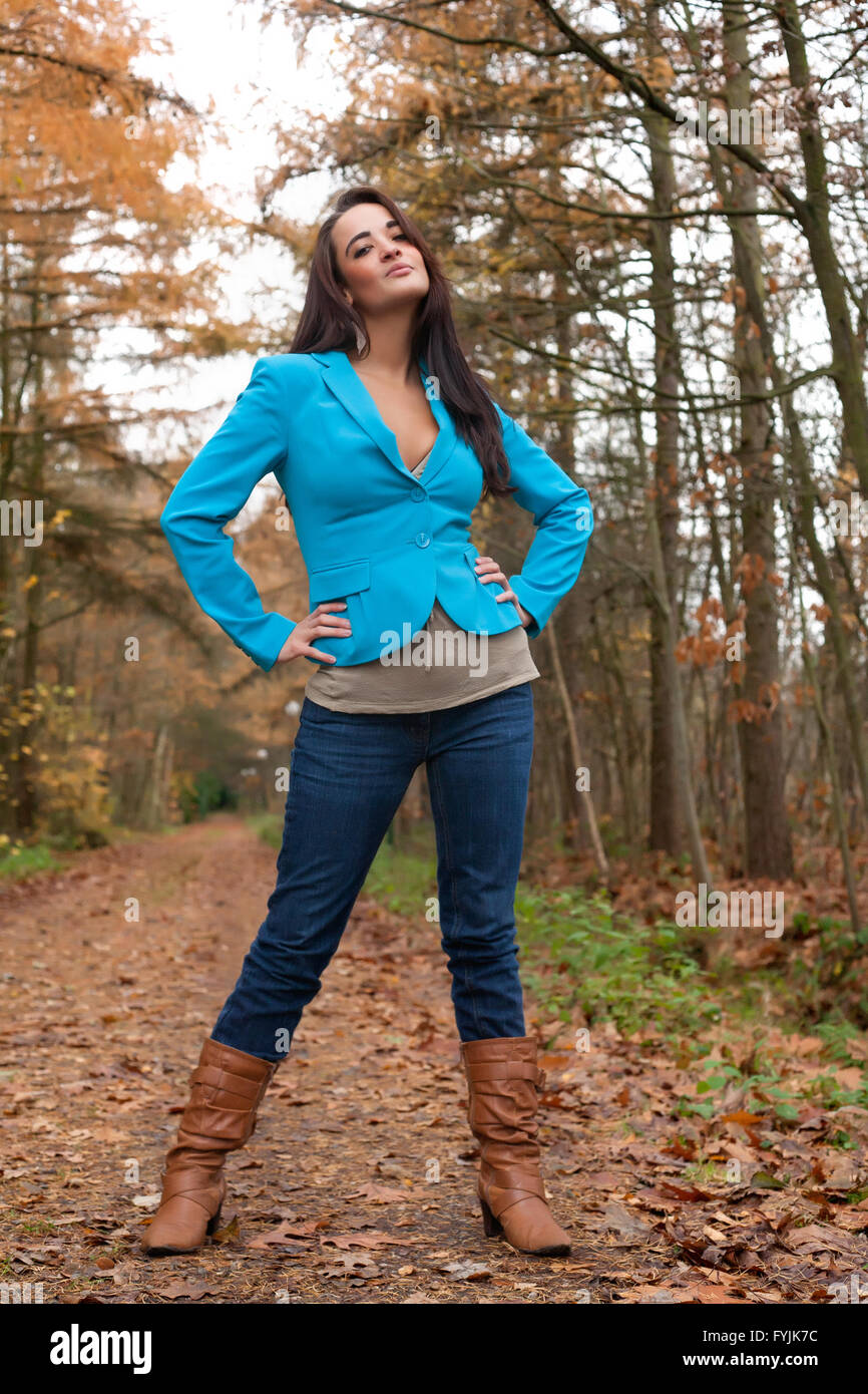 Woman winter confident hi-res stock photography and images - Alamy