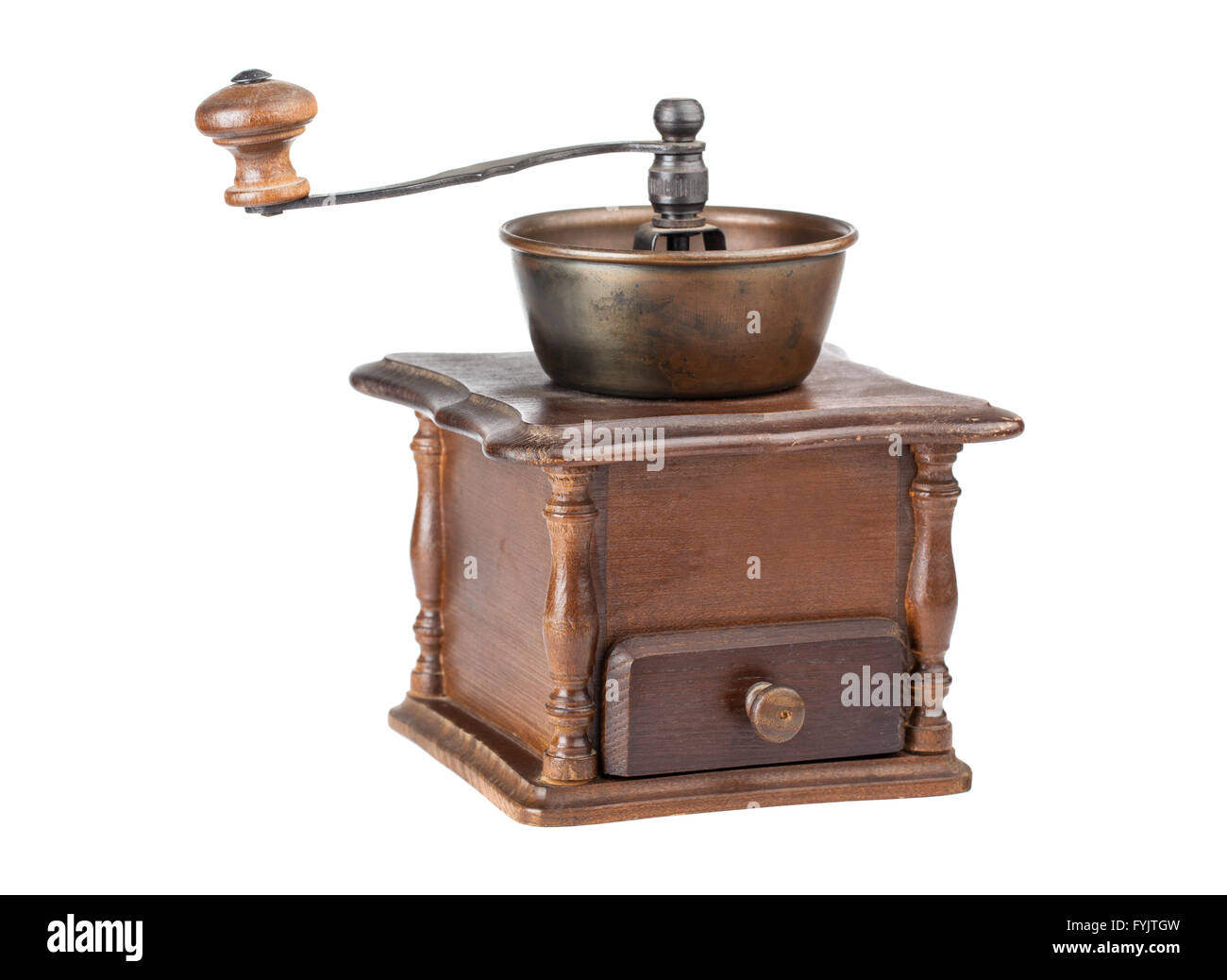 Vintage coffee mill Stock Photo Alamy