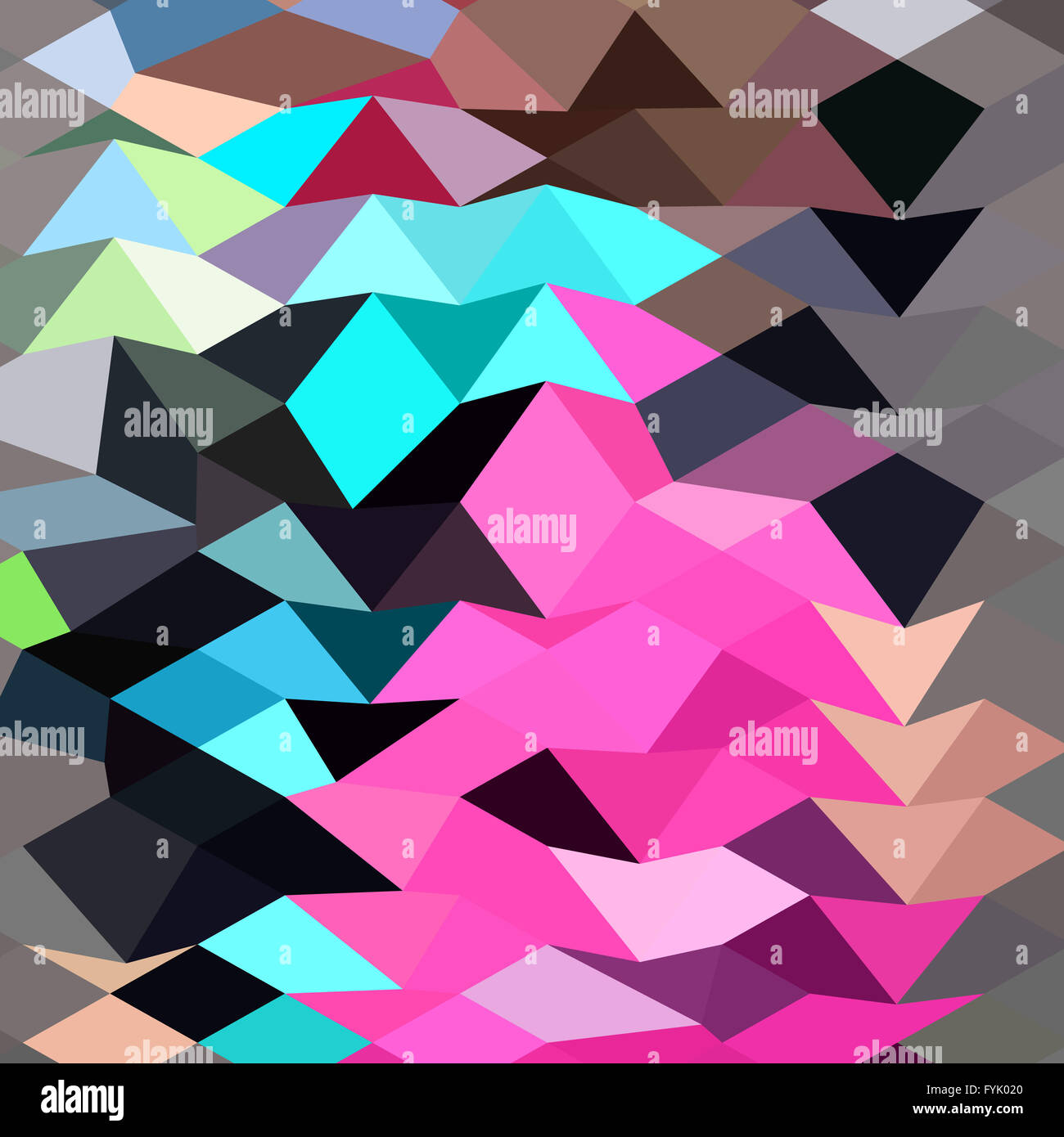 Pink Crystal Abstract Low Polygon Background Stock Photo - Alamy