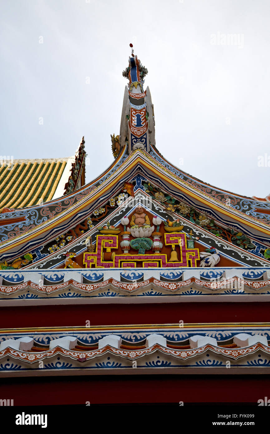 asia thailand in bangkok temple abstract mosaic Stock Photo - Alamy