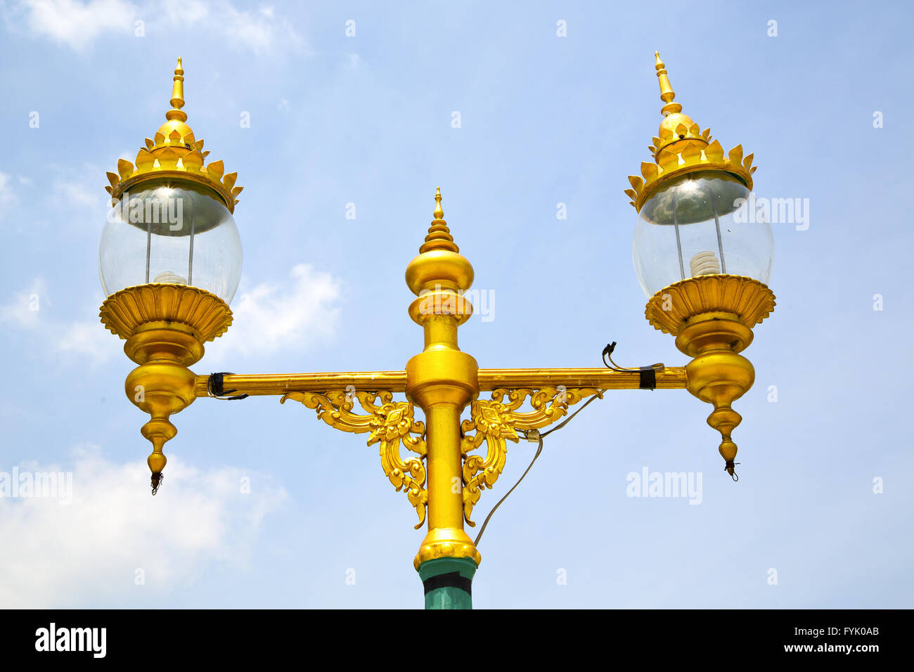 street lamp bangkok thailand in the sky Stock Photo - Alamy