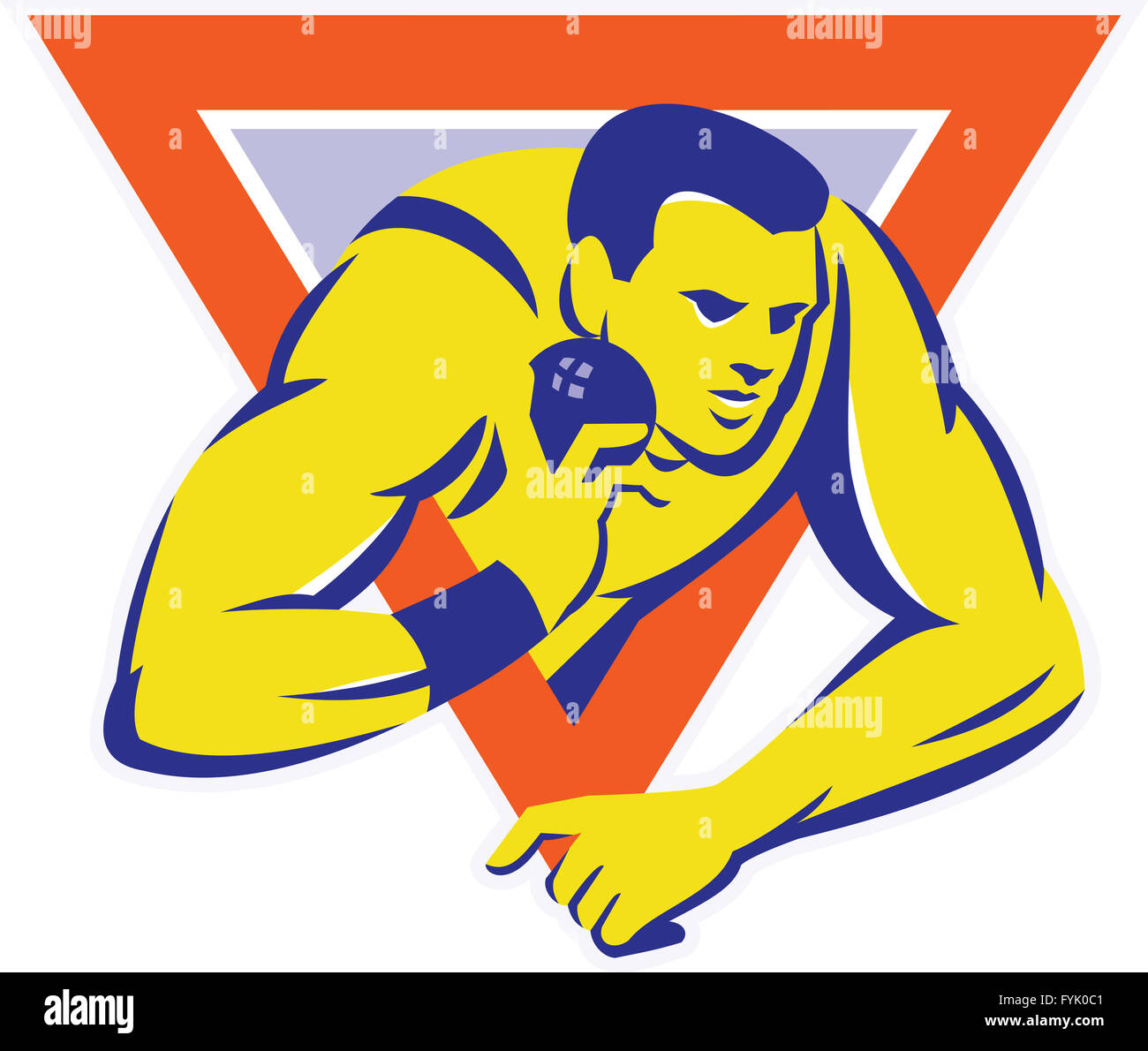 Shot Put Throw Track and Field Athlete Stock Photo Alamy