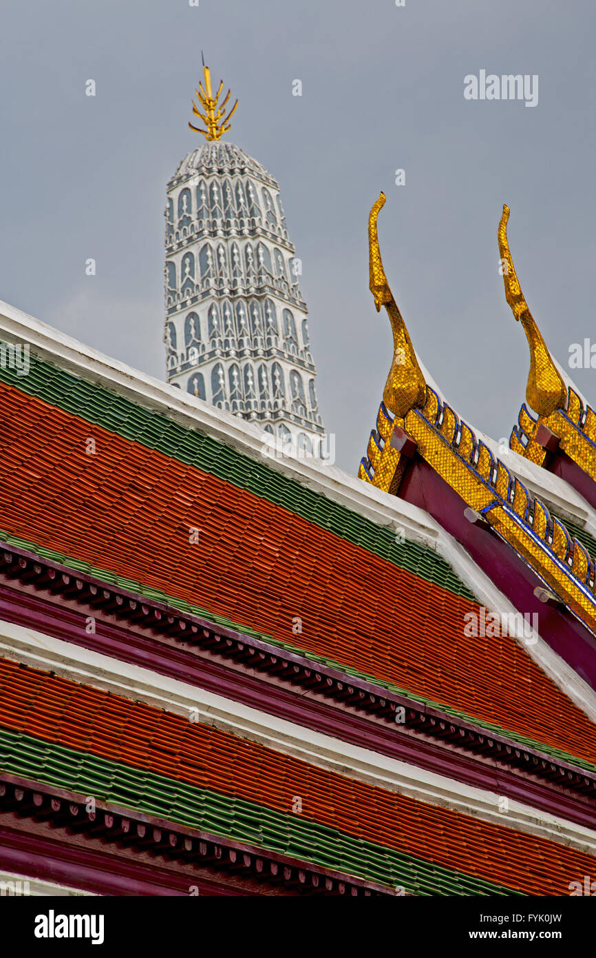 thailand bangkok in colors religion mosaic Stock Photo - Alamy