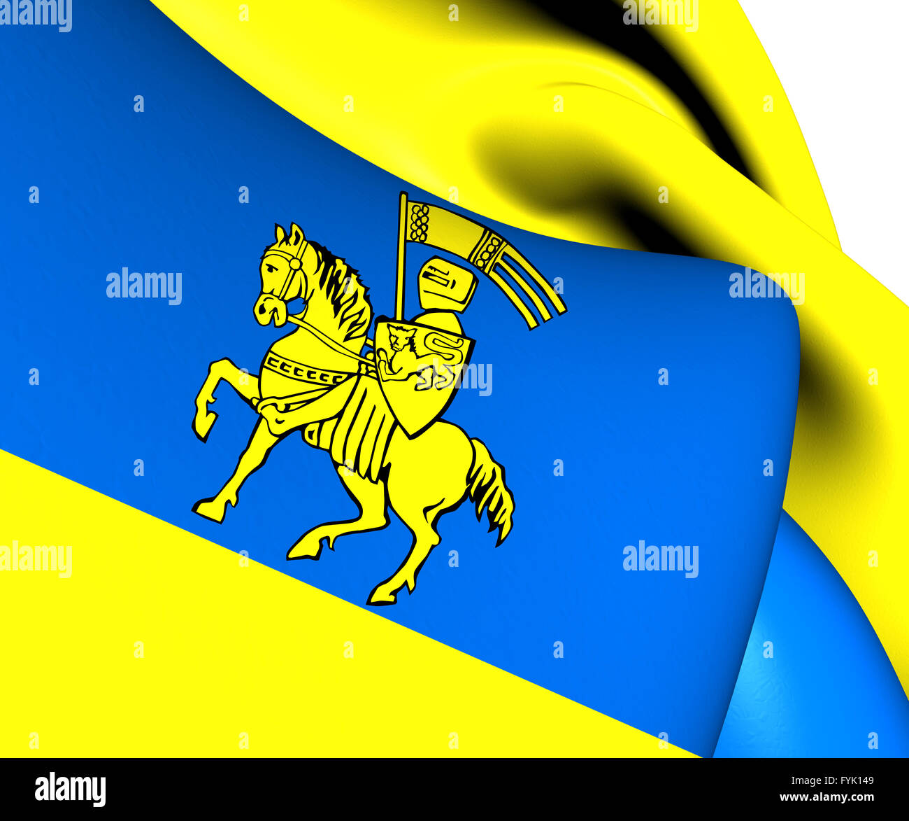 Drapeau Du Schwerin Bateau Drapeau Haute Qualité Pour 60 X 90 Cm