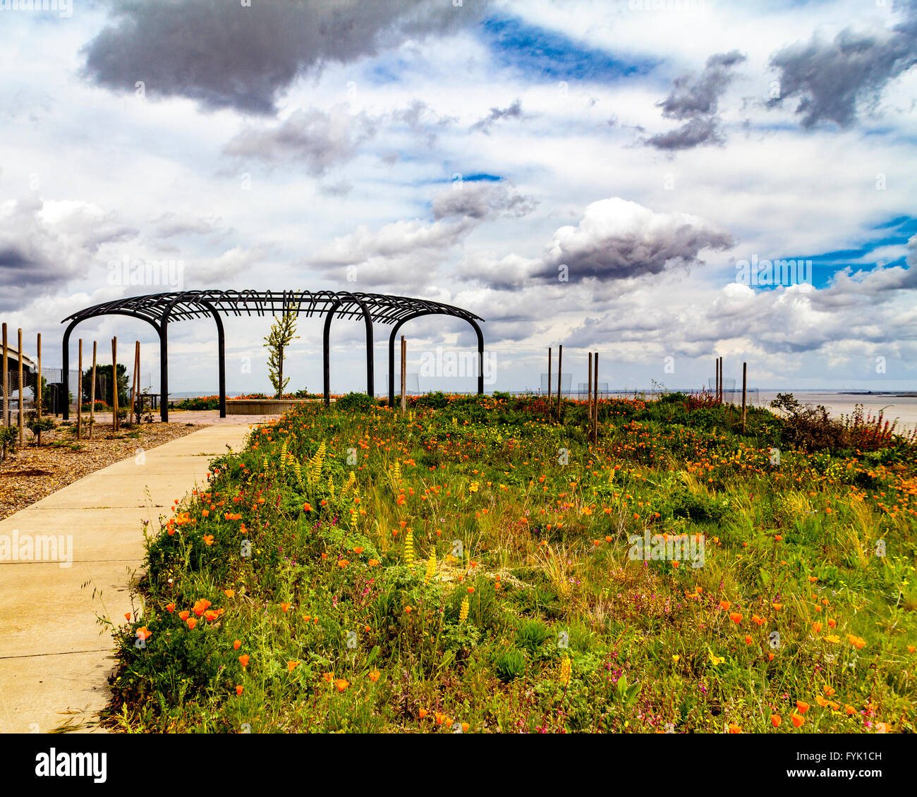 Views from the Vista point in Benicia California with views of the