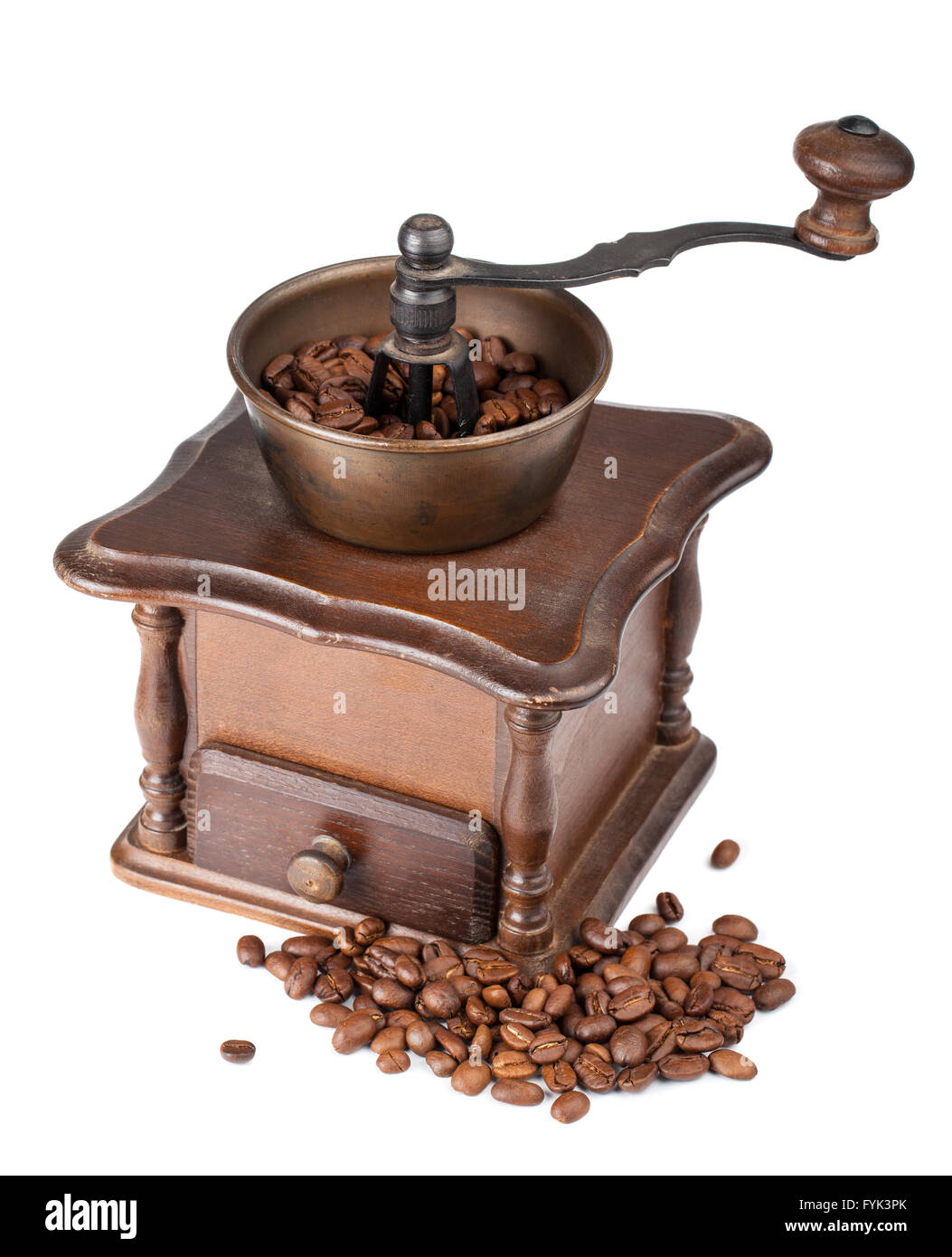 Vintage coffee mill Stock Photo Alamy