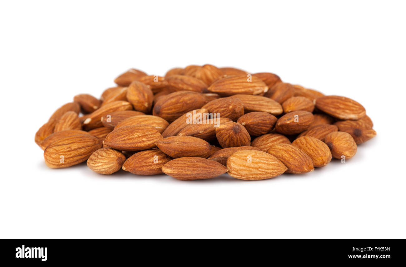 Heap of almond nuts Stock Photo Alamy