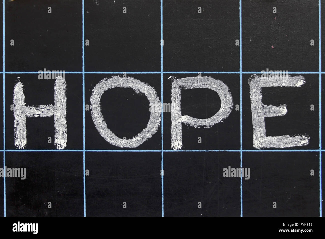 word handwritten on black chalkboard Stock Photo - Alamy