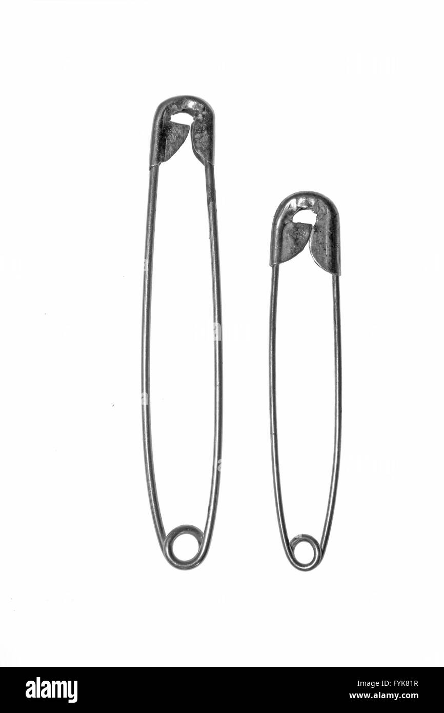 Safety pin Black and White Stock Photos & Images - Alamy