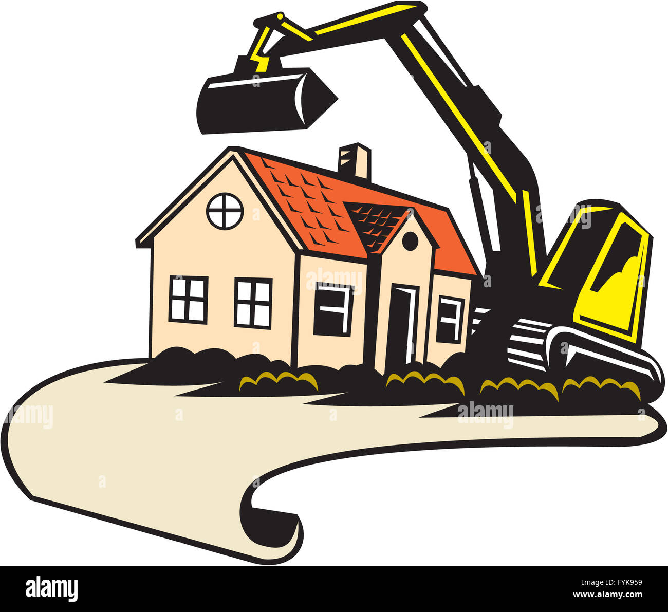 House Demolition Building Removal Stock Photo Alamy