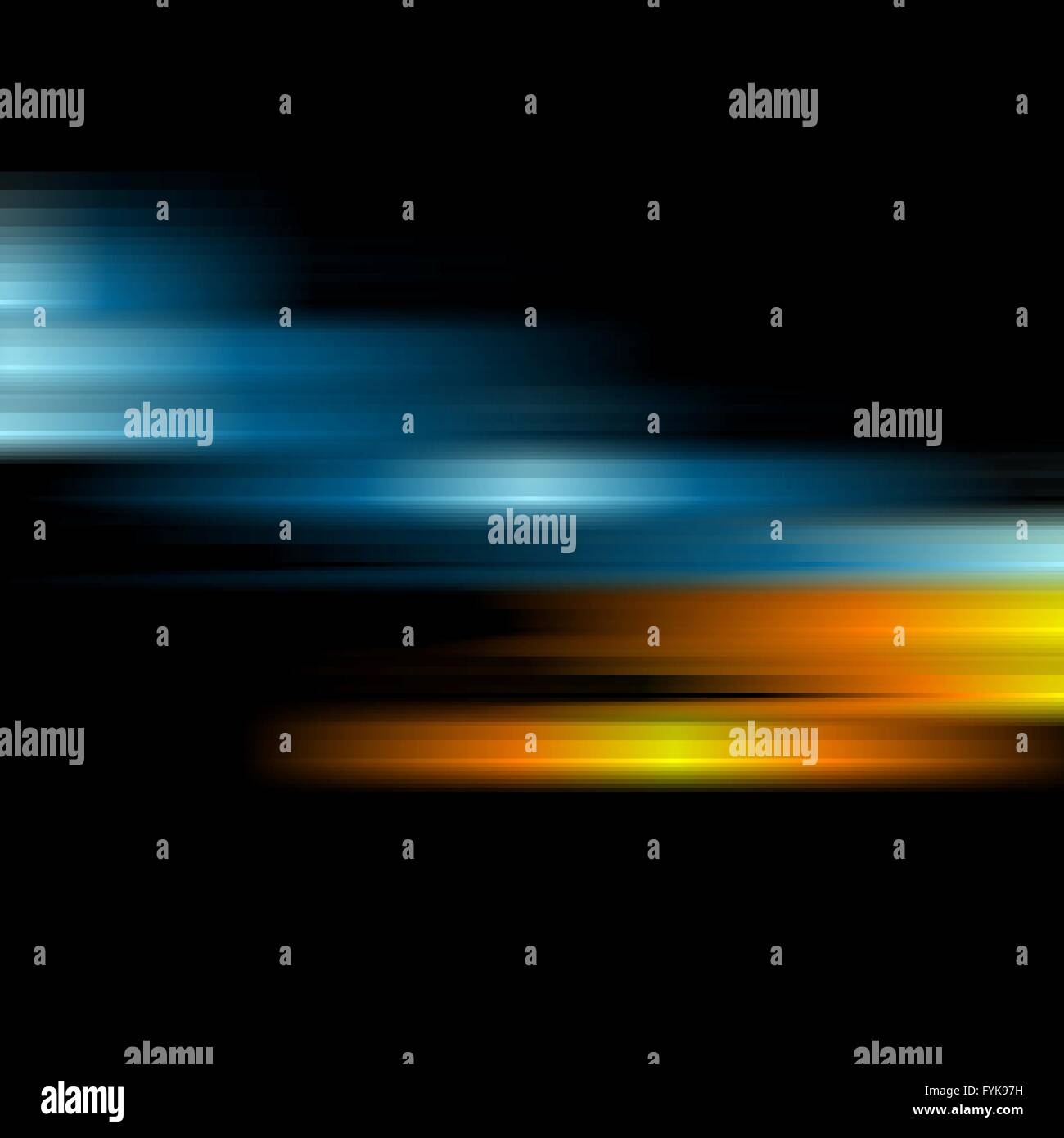 Glow shiny blue and orange stripes background Stock Photo - Alamy