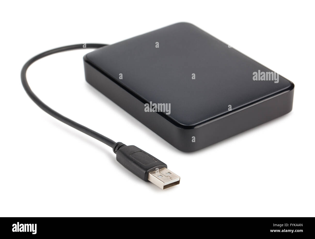 external-hard-disk-with-cable-stock-photo-alamy