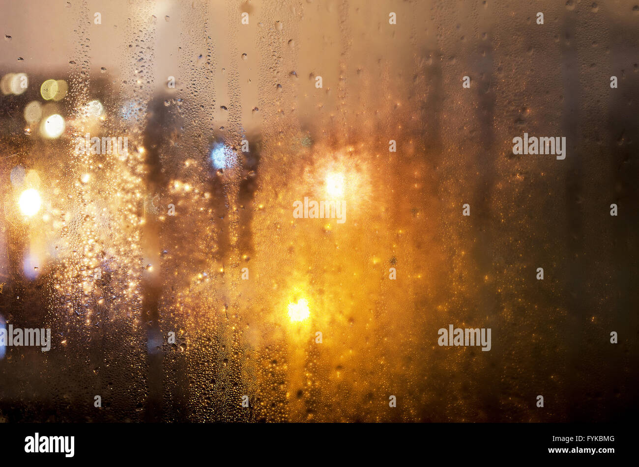 Water drops on window Stock Photo Alamy