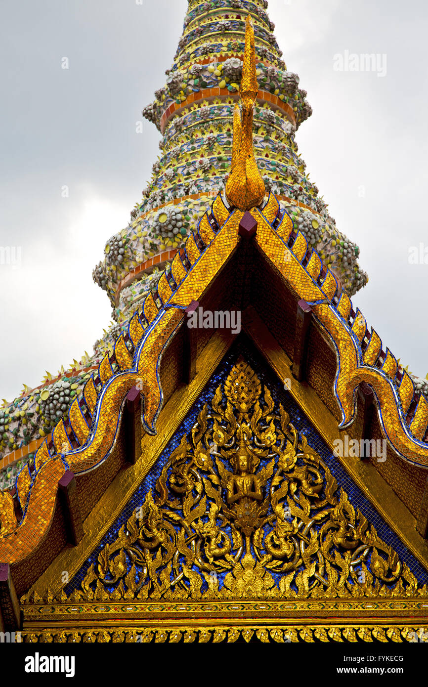 asia thailand in bangkok mosaic Stock Photo - Alamy