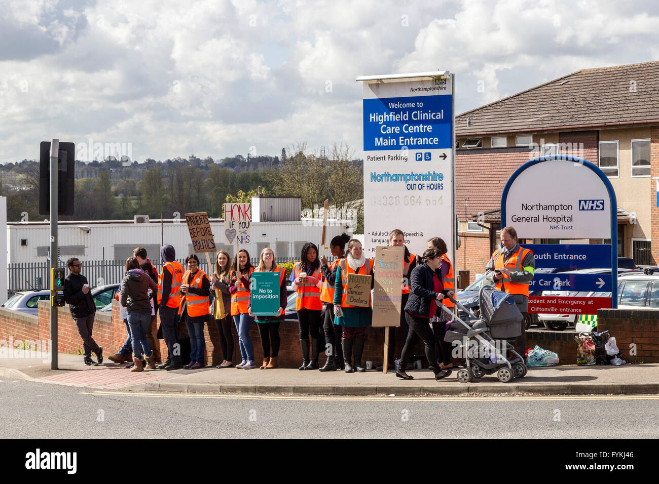 Northampton, UK. 27th April 2016, 2016. Northampton General hospital