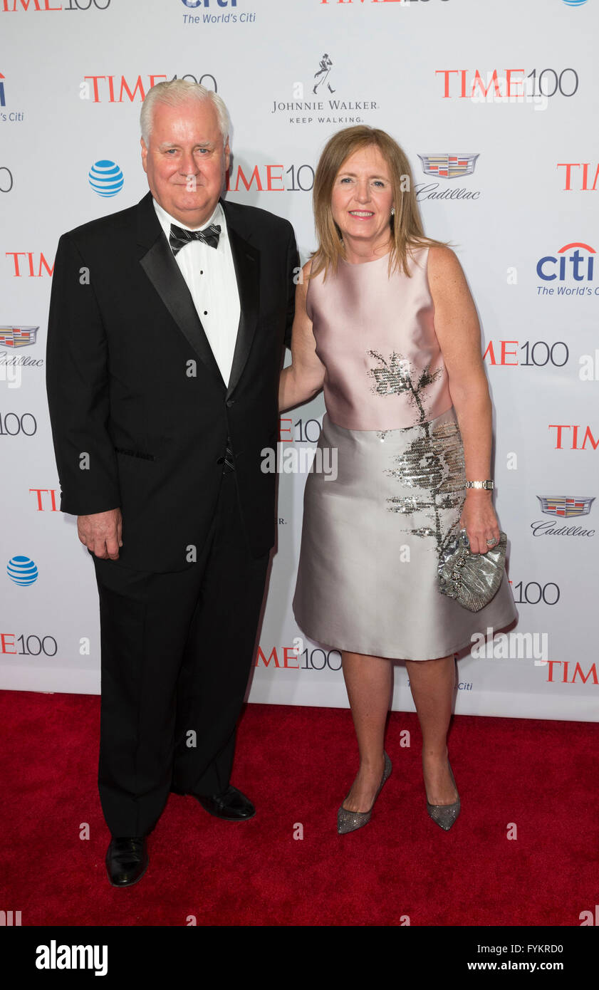 Justin Ripp New York, USA. 26th April, 2016. Joe Ripp, Ginni Ripp attend Time 100 ...