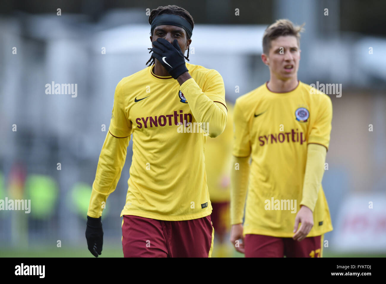 Costa Nhamoinesu Left And Michal Sacek Of Sparta During The Czech Stock Photo Alamy