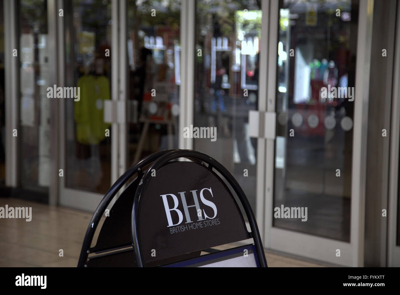 Glasgow, Scotland. 27th April, British Home Store shop in Glasgow going