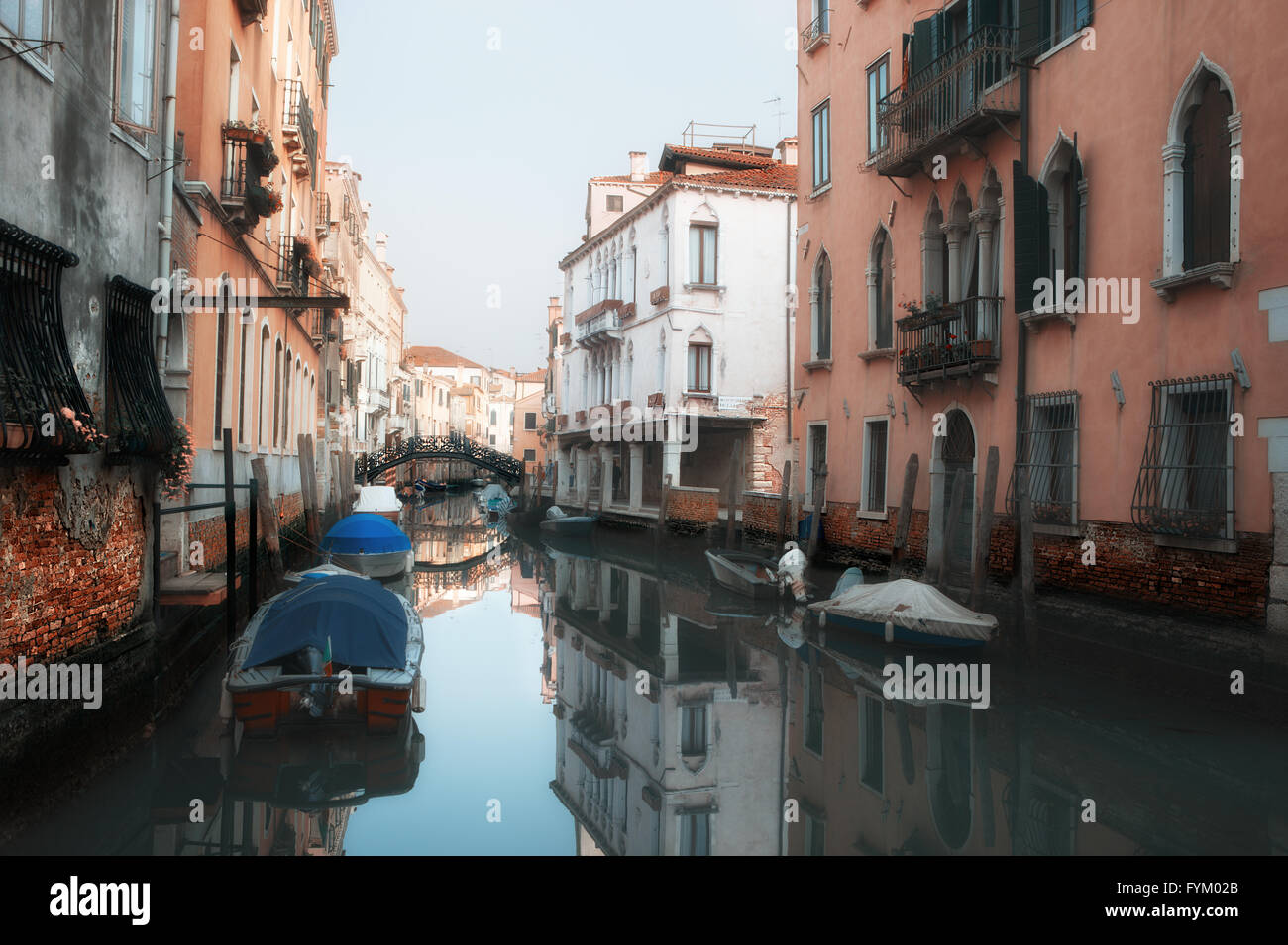 Small canal in Venice Stock Photo - Alamy