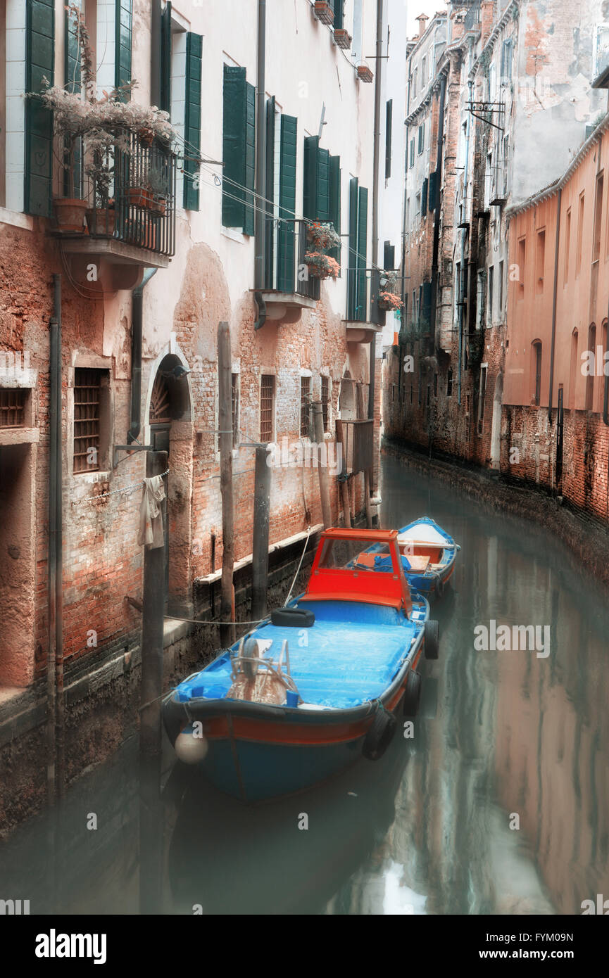 Small canal in Venice Stock Photo - Alamy