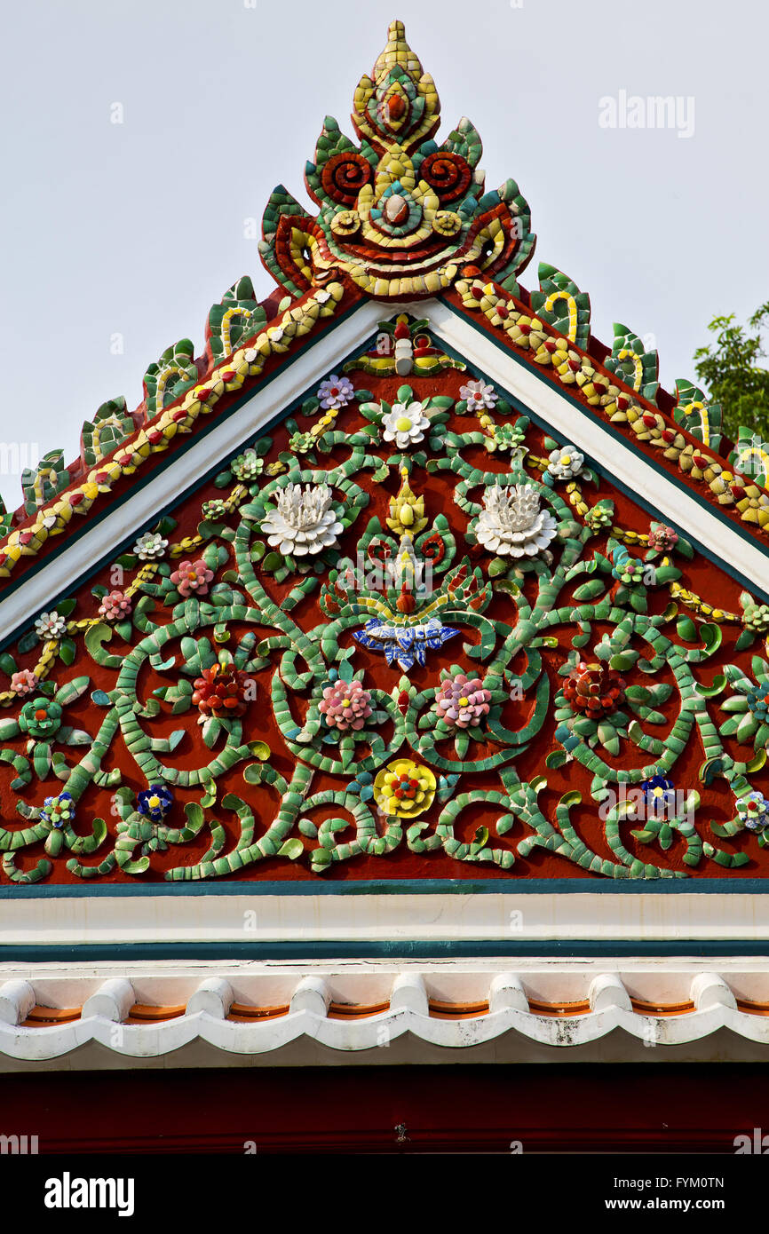 bangkok in the temple thailand abstract flowers Stock Photo - Alamy